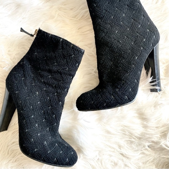 MISSONI Fabric and Leather Ankle Boots, size 36.5 - Picture 1 of 10